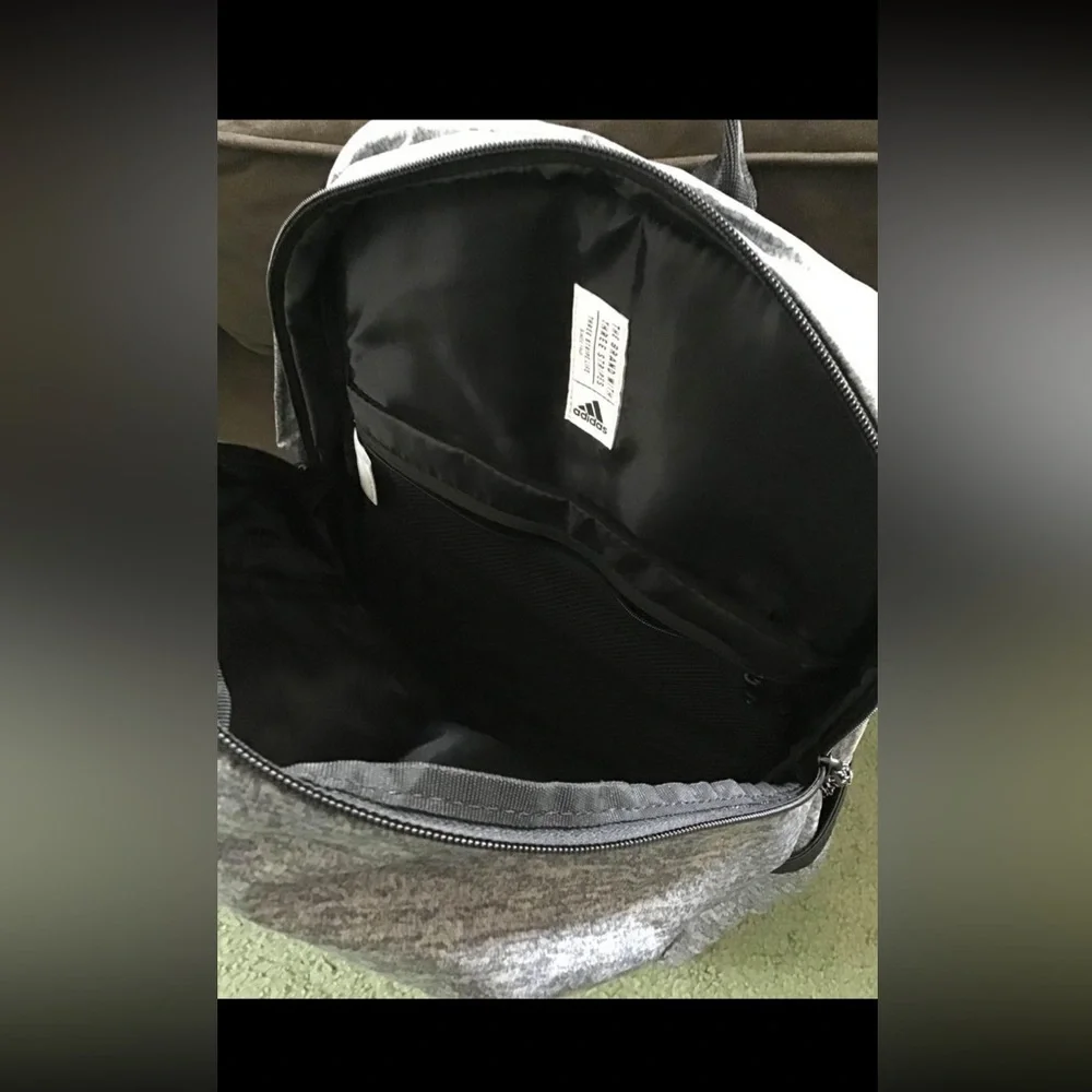 Brand new adidas backpack. Black and grey. - Picture 2 of 3